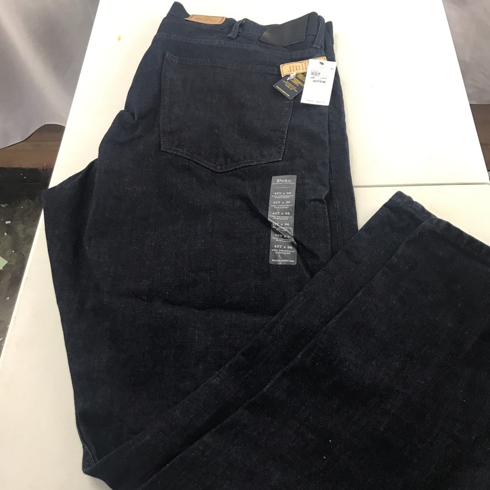 POLO RALPH LAUREN PROSPECT MENS JEANS 42Tx36 NWT